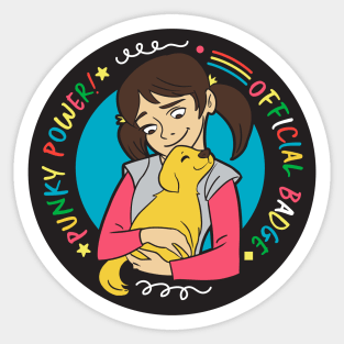 Punky Brewster Punky Power - Heremeow X SatMolly - 80s TV Nostalgia Sticker